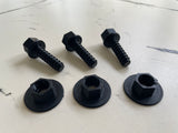 Replacement Toy Bolts / Screws and Flange Nuts - Plastic (AM)