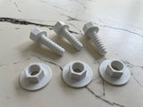 Replacement Toy Bolts / Screws and Flange Nuts - Plastic (AM)