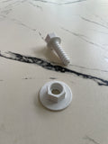 Replacement Toy Bolts / Screws and Flange Nuts - Plastic (AM)
