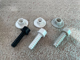Replacement Toy Bolts / Screws and Flange Nuts - Plastic (AM)
