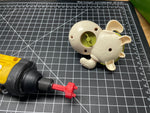 Toy Turtle Winder for Electric Gyroscopic Screwdriver Bit